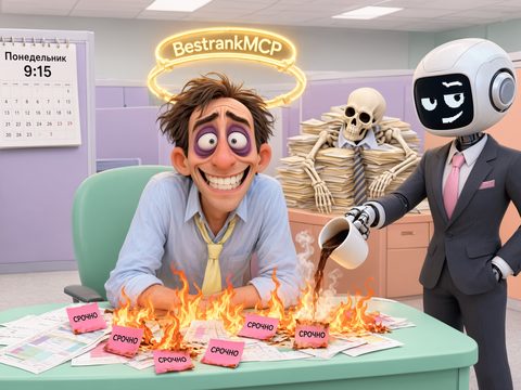 BestrankMCP: CRM через MCP: доступ к сделкам, контактам, истории общения и отчётам для РОП